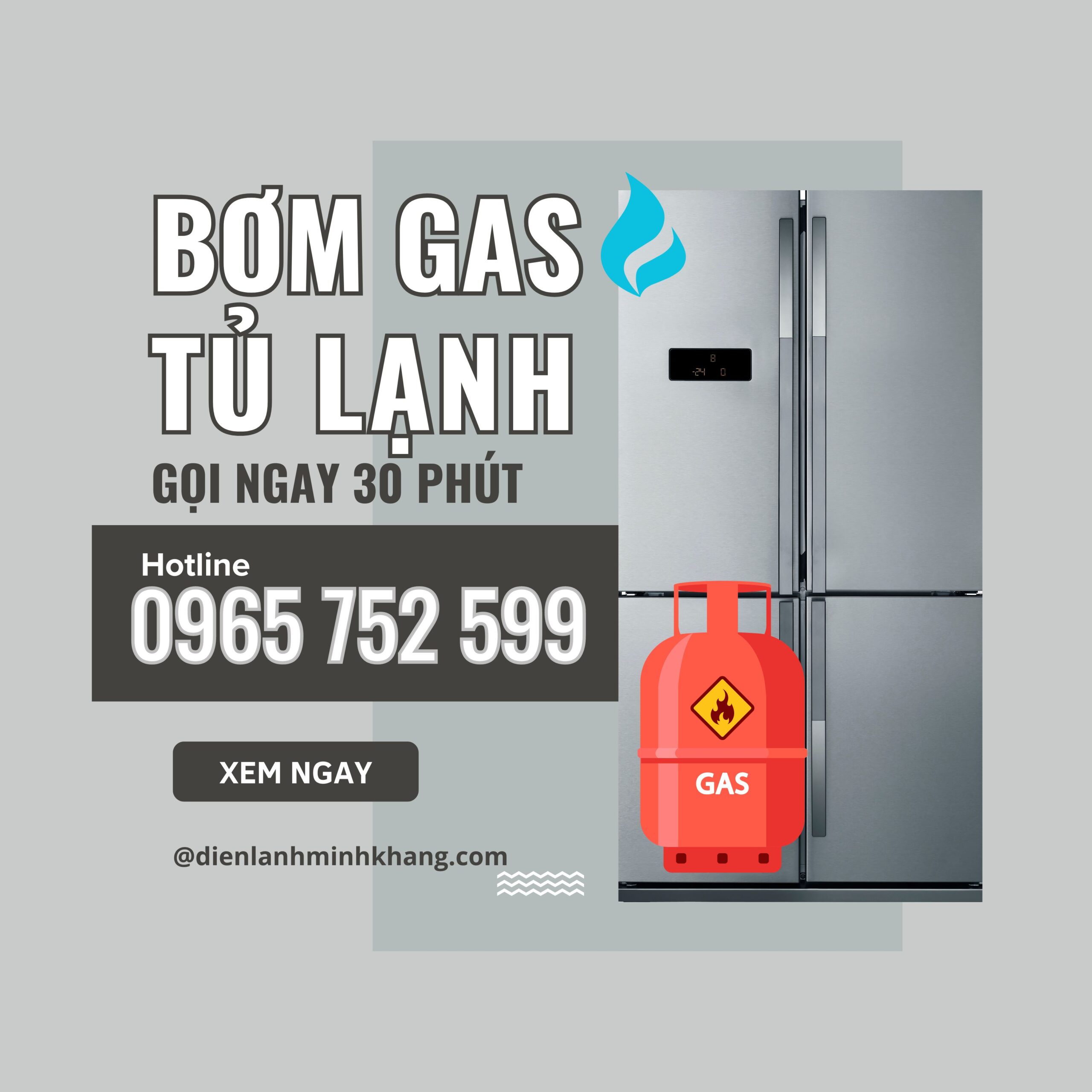 Dịch vụ nạp ga tủ lạnh tại nhà HCM