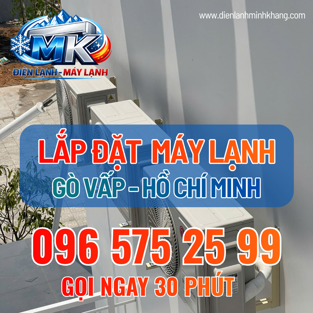 Dịch Vụ Lắp Đặt Máy Lạnh Tại Gò Vấp Uy Tín, Chuyên Nghiệp – Giá Chỉ Từ 300.000 VNĐ
